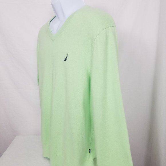 Mens NAUTICA Navtech V-neck Sweater - Picture 4 of 9